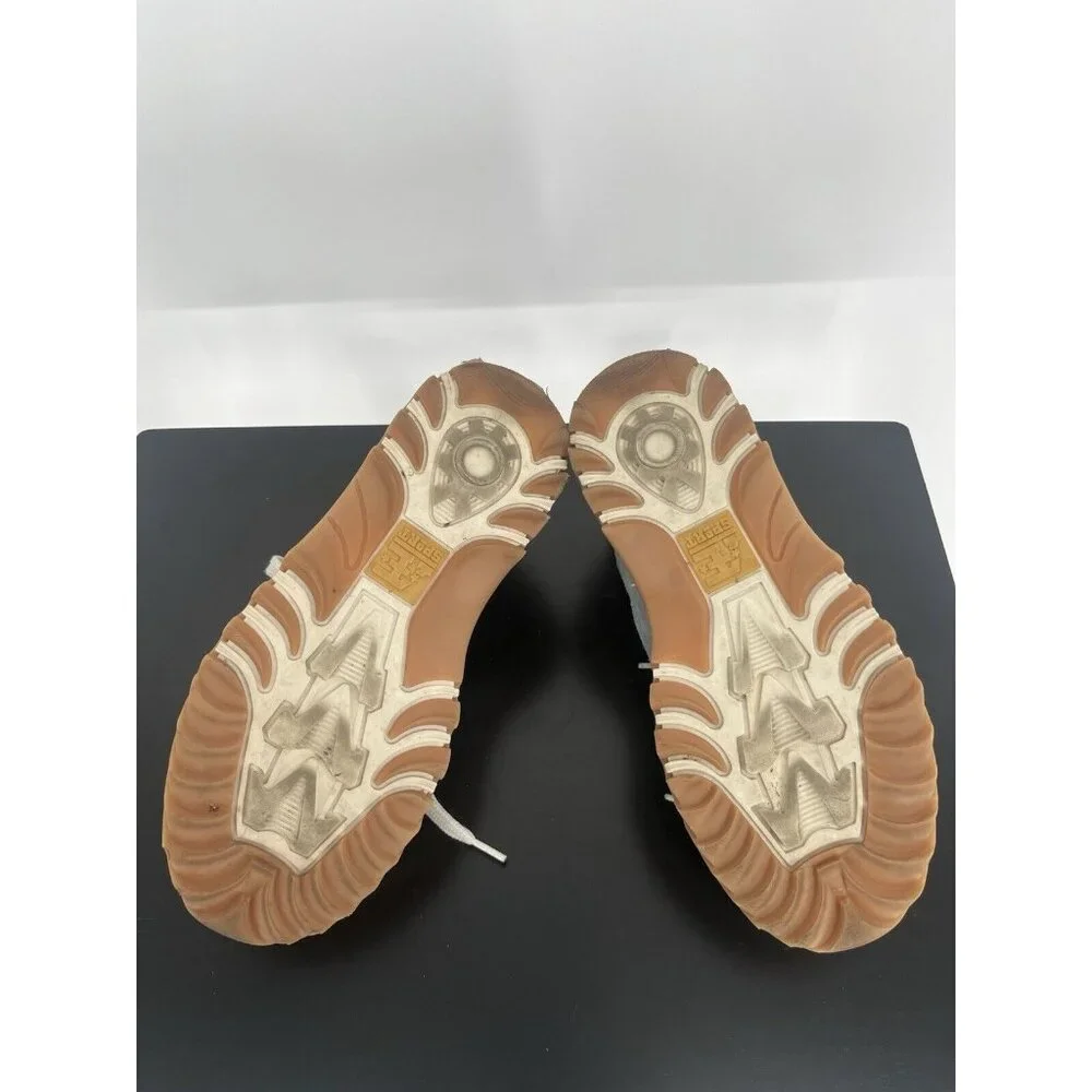 Vintage 90s Y2K AE Sport Blue Suede Sneakers chunky Sole Women’s Size 8 - Picture 4 of 8